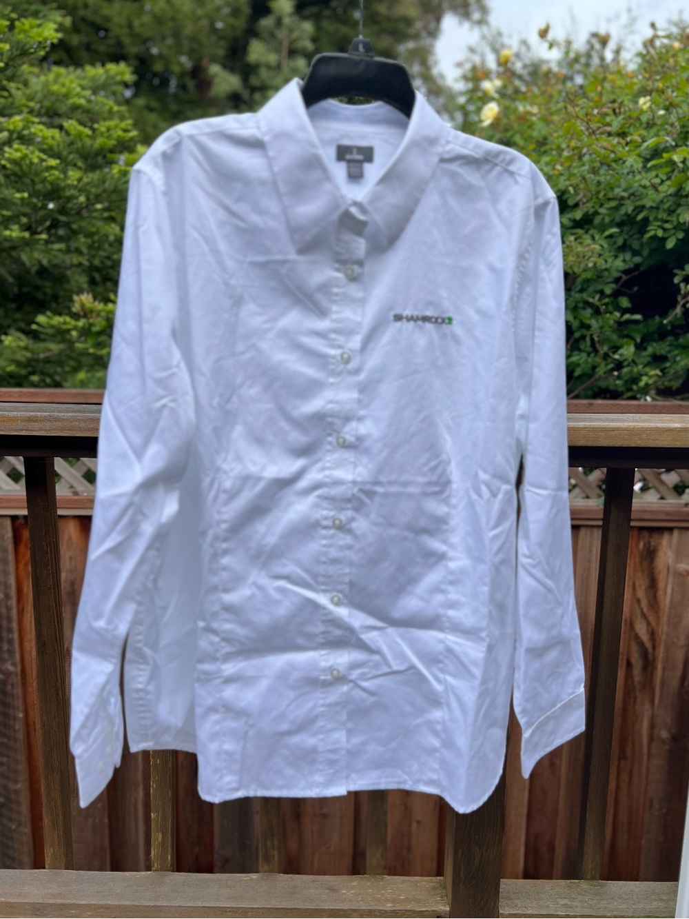 ELEVATE White woman’s Dress Shirt - Classic Button-Down